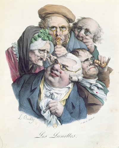 النظارات ، نقشها فرانسوا سيرافين ديلبك (1778-1825) بواسطة لويس ليوبولد بويلي